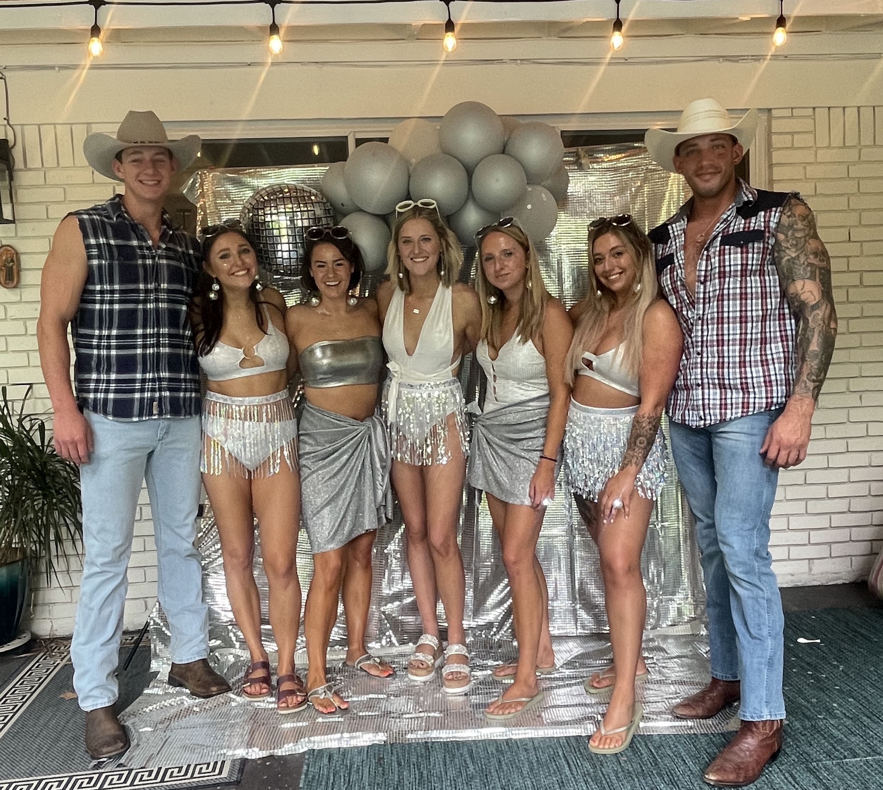 a group of people posing for the camera