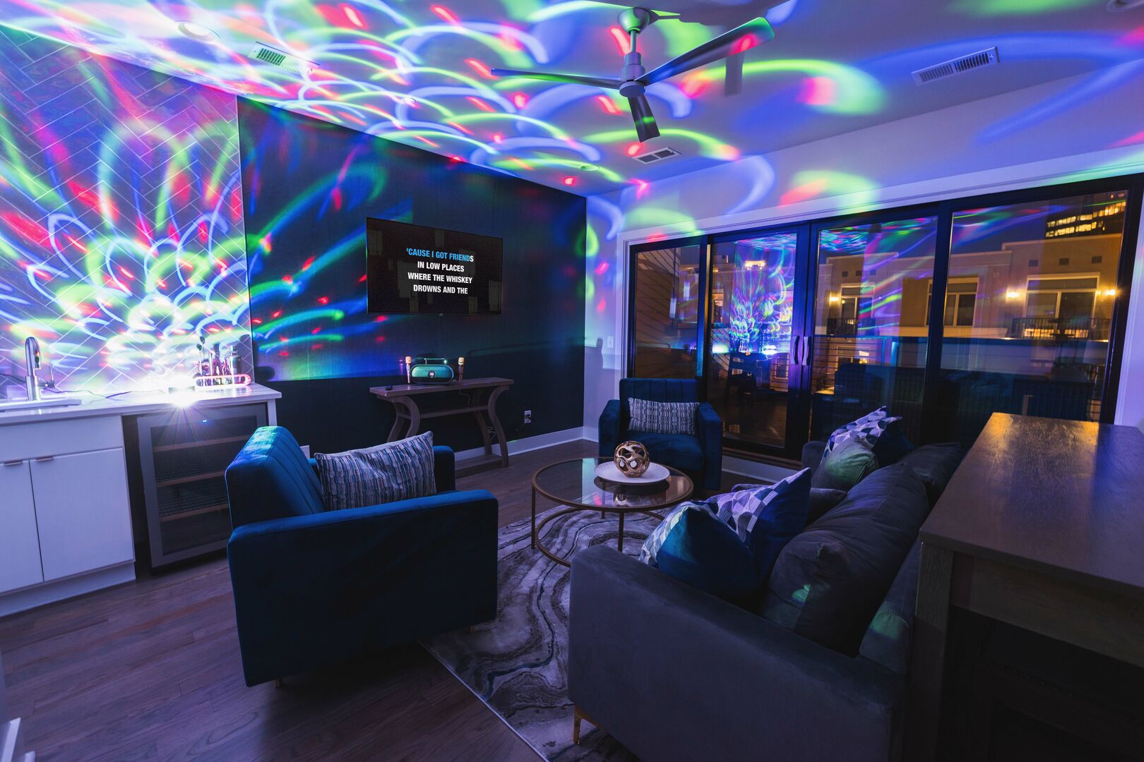 a screen shot of a video game in the living room