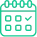 Teal and gray calendar icon graphic