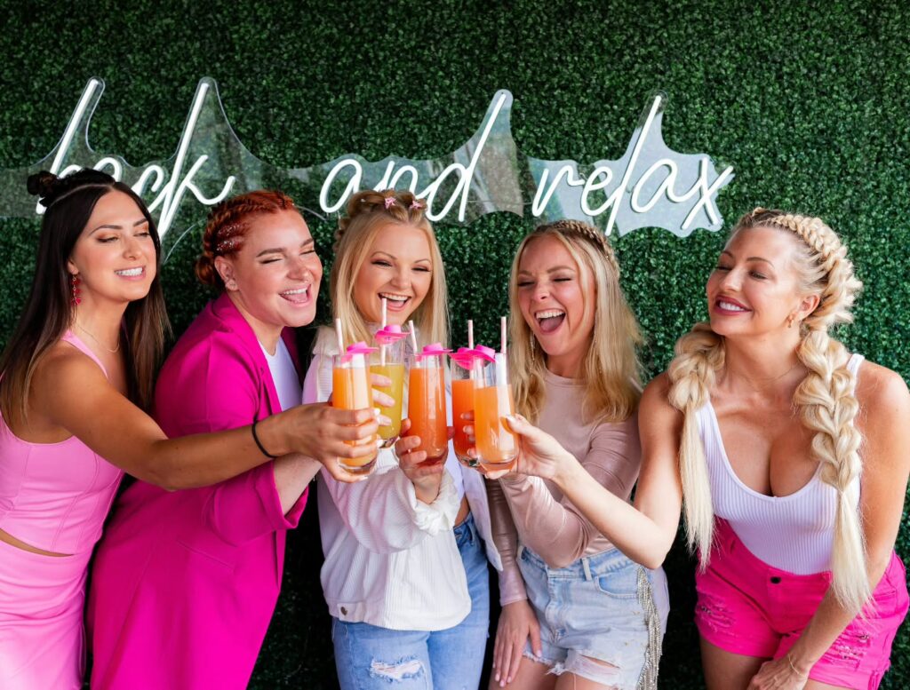 pretty in pink bachelorette party