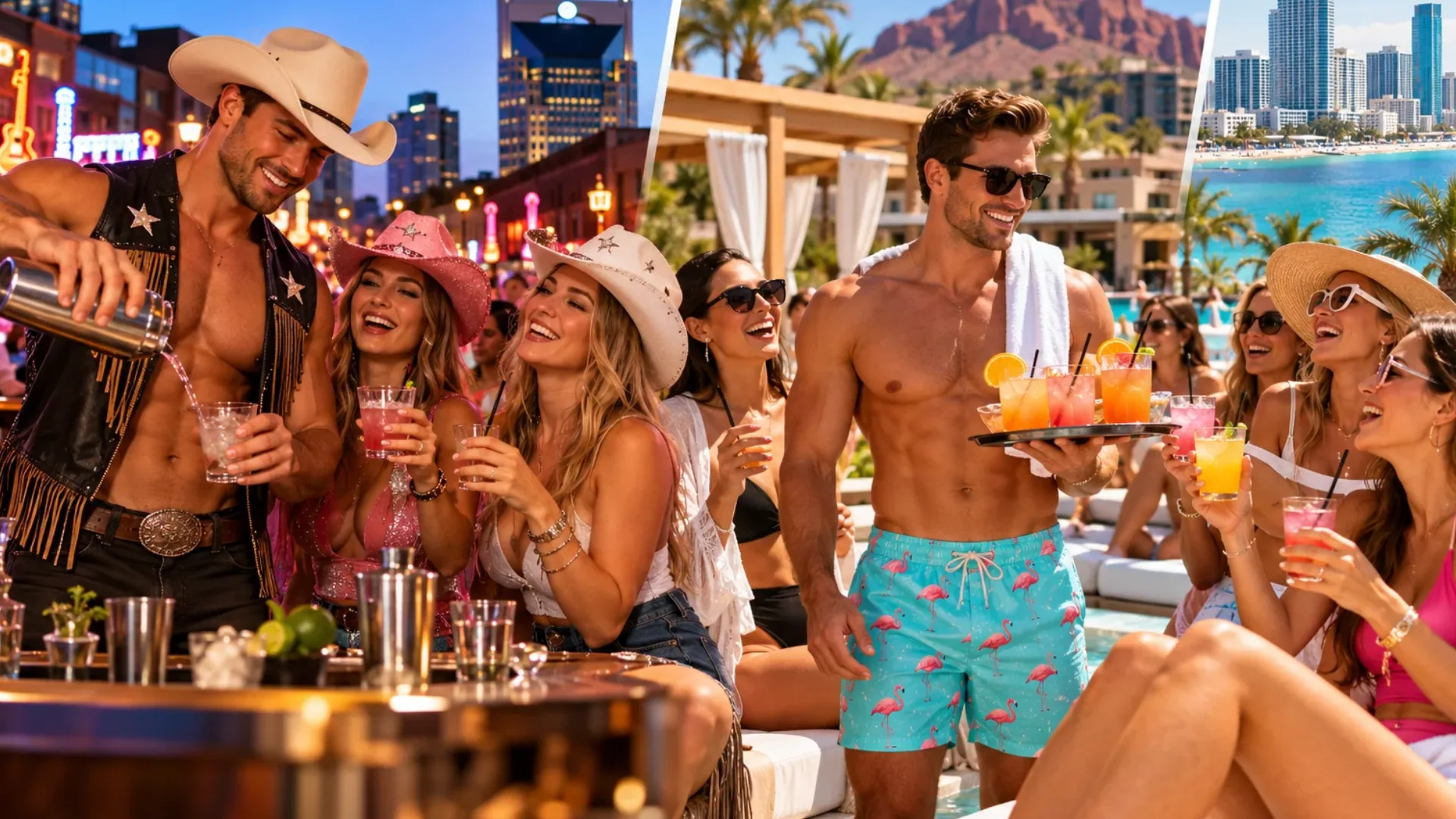 Cocktail CowBoys & Cabana Boys Experiences